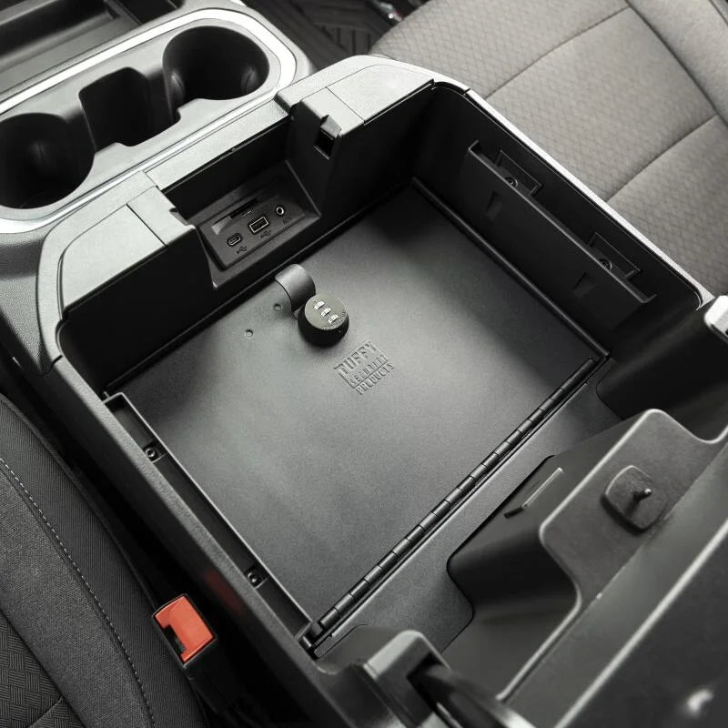 Tuffy Console Safe W/ Combo Lock For Chevrolet Silverado And Gmc Sierra W/ Flow Thru Console - Additional View 10