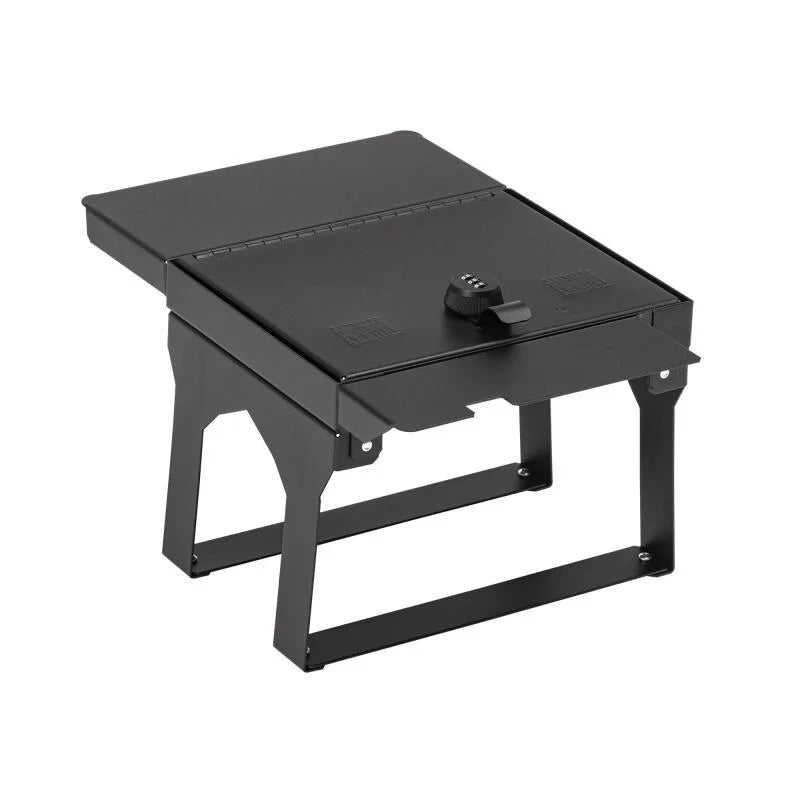 Tuffy Console Safe W/ Combo Lock For Ford F250 & F350 Superduty; 20112016 W/ Fixed Floor Console - Side View