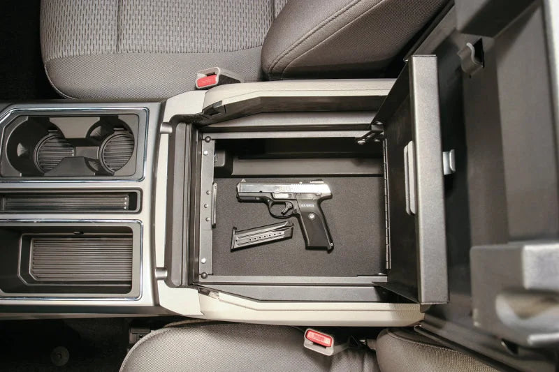 Tuffy Console Safe W/ Key Lock For Ford Fseries Flow Thru Console - Additional View 5