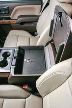 Load image into Gallery viewer, Tuffy Console Safe W/ Keyed Lock For Chevrolet Silverado - Back View