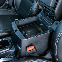 Load image into Gallery viewer, Tuffy Console Safe W/ Keyed Lock For Jeep Wrangler &amp; Gladiator - Side View