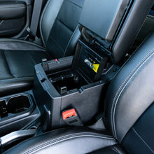 Load image into Gallery viewer, Tuffy Console Safe W/ Keyed Lock For Jeep Wrangler &amp; Gladiator - Back View