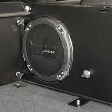 Load image into Gallery viewer, Tuffy Deluxe Enclosure For Jeep Wrangler W/ Subwoofer - Installation View