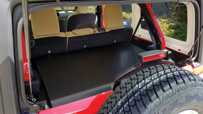 Tuffy Deluxe Enclosure For Jeep Wrangler W/O Subwoofer - Installation View