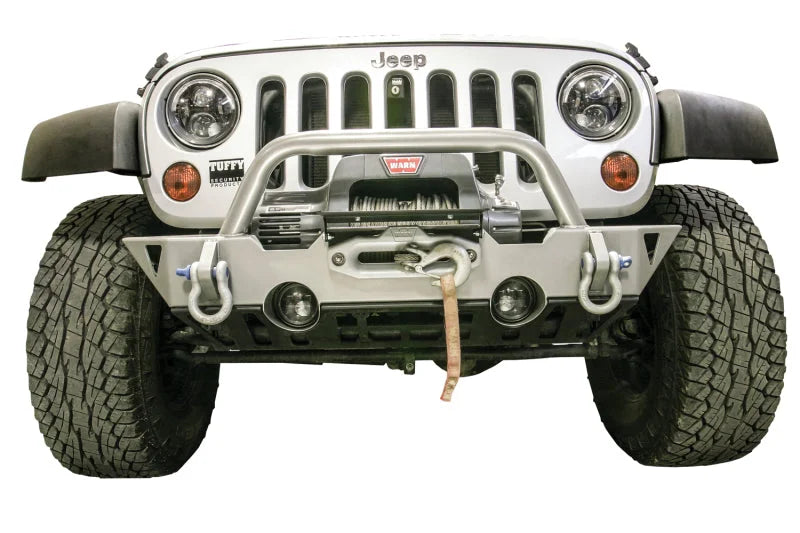 Tuffy Flipup License Plate Holder- Winch W/Hawse- Blk - Side View