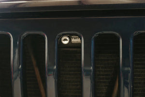 Tuffy Hood Lock Jeep Wrangler Tj & Lj Black01 - Main Product View