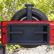 Load image into Gallery viewer, Tuffy Jeep Wrangler Tailgate Lockbox W/Keyed Lock - Side View