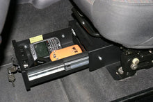 Load image into Gallery viewer, Tuffy Jeep Wrangler Underseat Drawer Flip Seat W/ Keyed Lock - Installation View