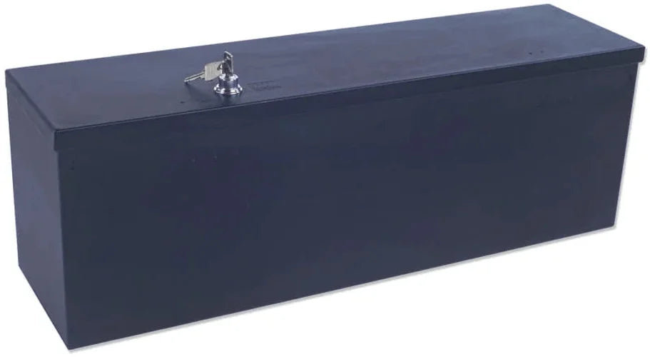 Tuffy Super Storage Trunk Black - Back View