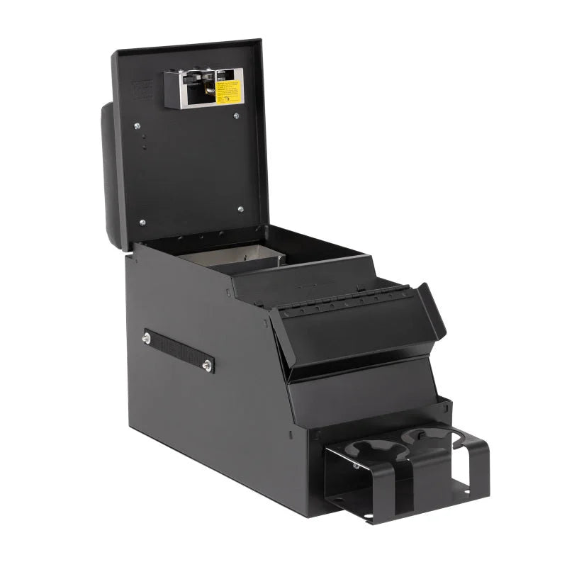Tuffy Stereo Console 10In Black - Side View
