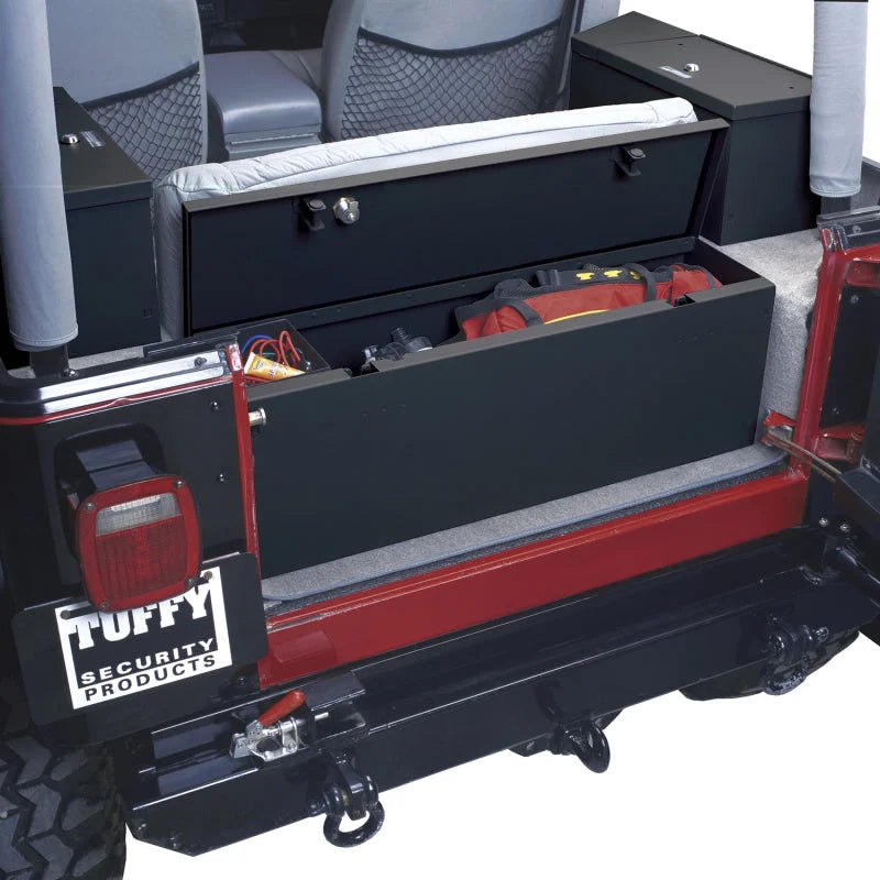 Tuffy Super Storage Trunk Black - Side View