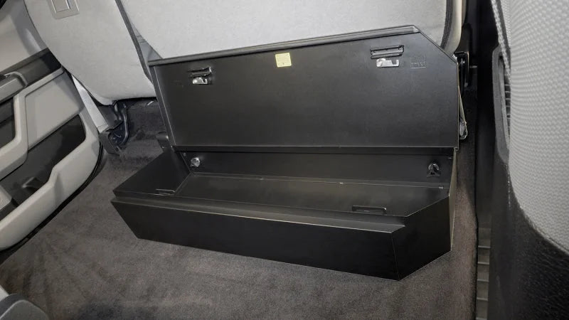 Tuffy Underseat Lockbox 2/3 Length W/ Combo Lock For Ford Fseries Supercrew - Side View