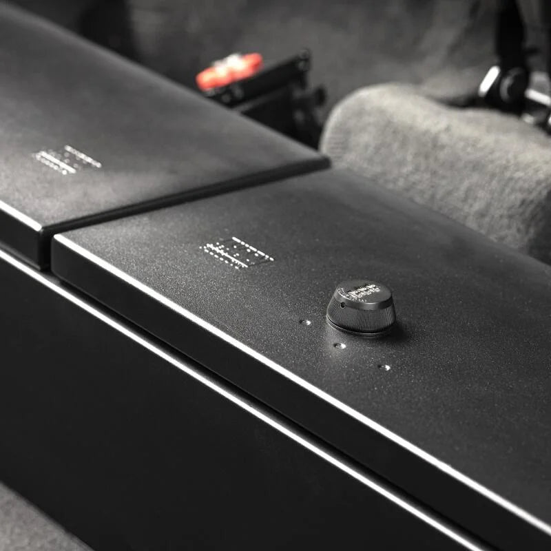 Tuffy Underseat Lockbox W/ Combo Lock For Chevrolet Silverado & Gmc Sierra Crew & Double Cab - Side View