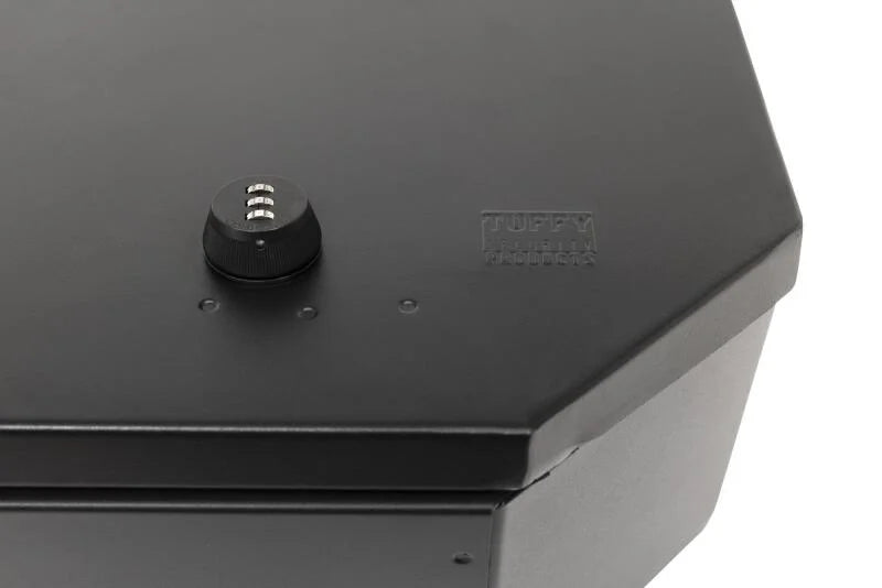 Tuffy Underseat Lockbox W/ Combo Lock For Ford Fseries Supercrew - Installation View