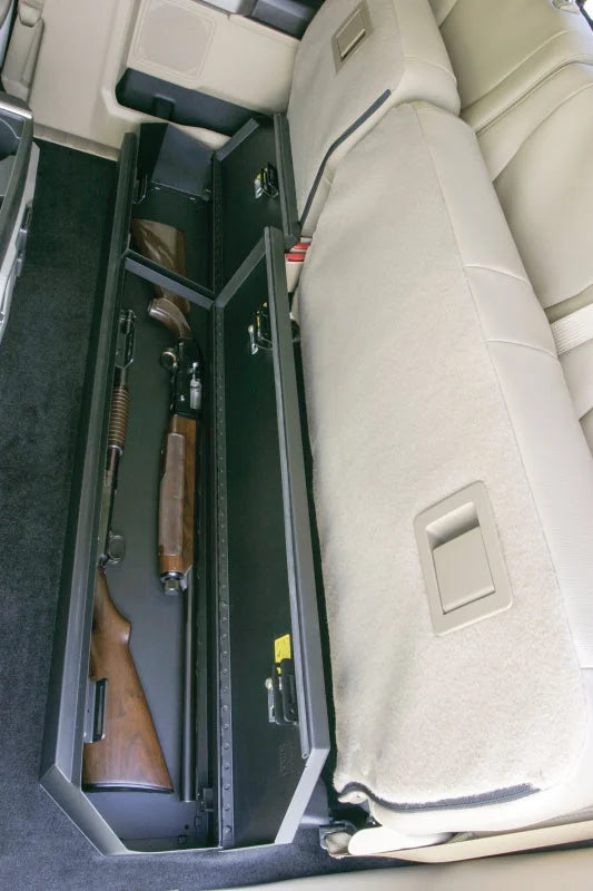 Tuffy Underseat Lockbox W/ Keyed Lock For Ford Fseries Supercab - Installation View