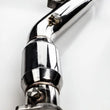 Load image into Gallery viewer, Turbo XS 02-07 WRX-STi  / 04-08 Forester XT High Flow Catalytic Converter Pipe - Side View