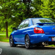 Load image into Gallery viewer, Turbo XS 02-07 WRX-STi Catback Exhaust Polished Tips - Side View