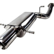 Load image into Gallery viewer, Turbo XS 02-07 WRX-STi Rear Muffler Assembly - Installation View