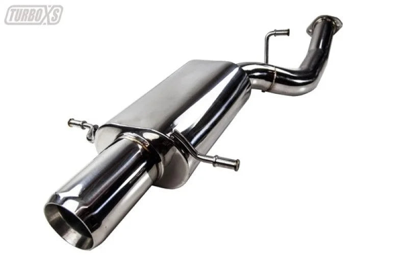 Turbo XS 02-07 WRX-STi Rear Muffler Assembly - Installation View
