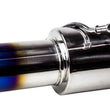 Load image into Gallery viewer, Turbo XS 02-07 WRX-STi Rear Muffler Assembly w/ Titanium Tip - Side View