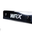 Load image into Gallery viewer, Turbo XS 08-14 Subaru WRX/STi Billet Aluminum License Plate Delete Black Machined WRX Logo - Detail View