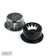 Load image into Gallery viewer, Turbo XS 15-16 Subaru WRX Billet Aluminum Vacuum Pump Cover - Black - Side View