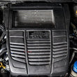 Load image into Gallery viewer, Turbo XS 15-16 Subaru WRX Billet Aluminum Vacuum Pump Cover - Black - Installation View