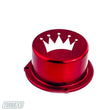 Load image into Gallery viewer, Turbo XS 15-16 Subaru WRX Billet Aluminum Vacuum Pump Cover - Red - Main Product View