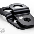 Load image into Gallery viewer, Turbo XS 15-16 Subaru WRX/STI Billet Aluminum Radiator Stay - Black - Main Product View