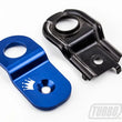 Load image into Gallery viewer, Turbo XS 15-16 Subaru WRX/STI Billet Aluminum Radiator Stay - Black - Installation View