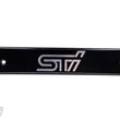 Load image into Gallery viewer, Turbo XS 15-17 Subaru WRX/STi Billet Aluminum License Plate Delete Black Machined STi Logo - Main Product View