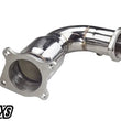 Load image into Gallery viewer, Turbo XS 2015+ Subaru WRX Front Pipe w/ Catalytic Converter - Side View