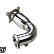 Load image into Gallery viewer, Turbo XS 2015+ Subaru WRX Front Pipe w/ Catalytic Converter - Detail View