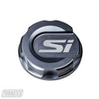 Load image into Gallery viewer, Turbo XS 2016+ Honda Civic Grey Oil Cap - Main Product View