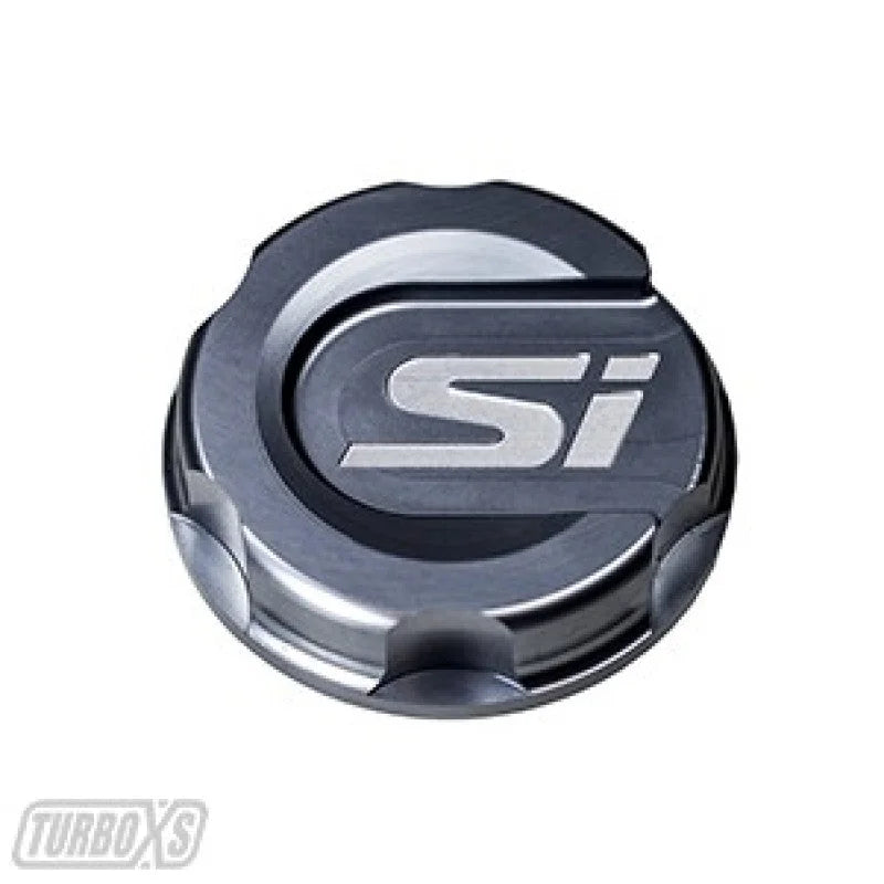 Turbo XS 2016+ Honda Civic Grey Oil Cap - Main Product View