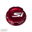 Load image into Gallery viewer, Turbo XS 2016+ Honda Civic Red Oil Cap - Main Product View