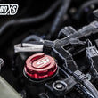 Load image into Gallery viewer, Turbo XS 2016+ Honda Civic Red Oil Cap - Detail View