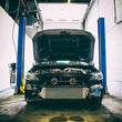 Load image into Gallery viewer, Turbo XS FMIC 2015-2017 Subaru STi - Wrinkle Red Pipes - Side View