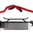 Load image into Gallery viewer, Turbo XS FMIC 2015-2017 Subaru STi - Wrinkle Red Pipes - Additional View 5