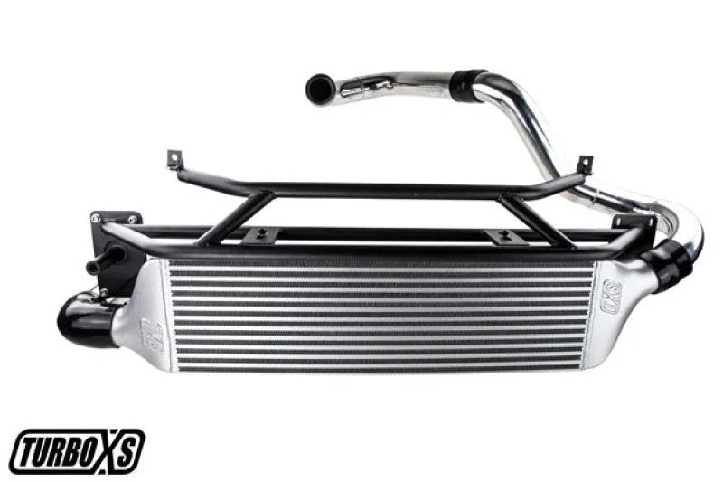 Turbo XS FMIC for 15-16 Subaru WRX - Polished Pipes - Main Product View