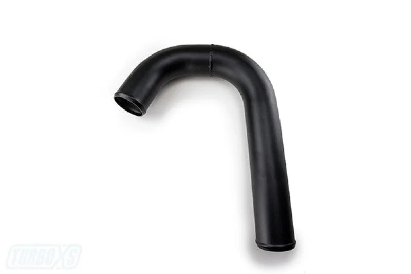 Turbo XS FMIC for 15-16 Subaru WRX - Wrinkle Black Pipes - Side View