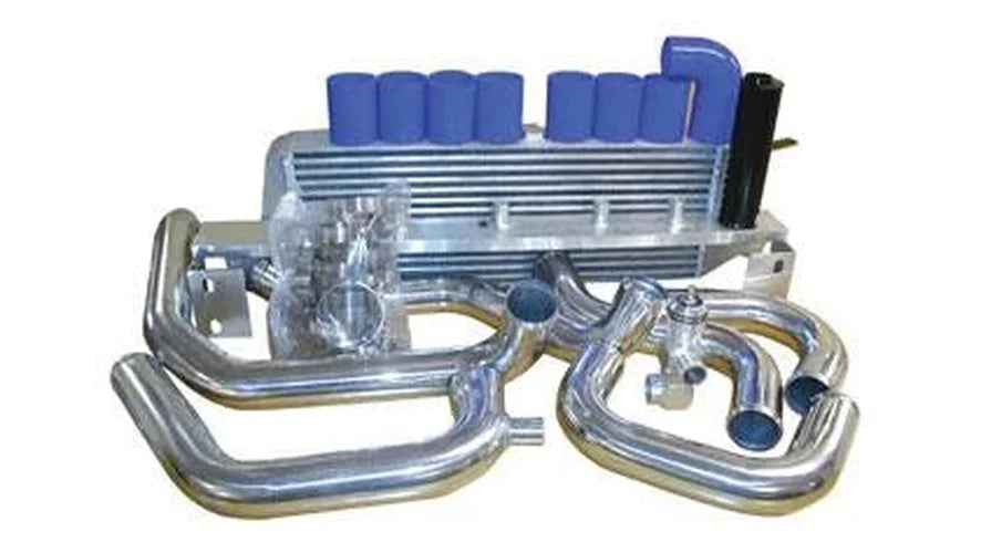 Turbo XS 06-07 WRX/STi Front Mount Intercooler *Use Factory BOV/BOV NOT INCLUDED* - Side View
