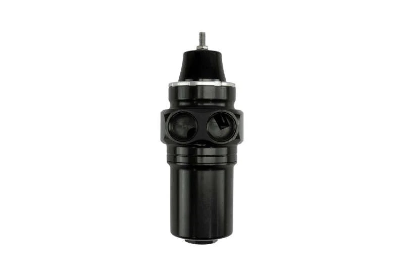 Turbosmart -10AN FPRF10 Canister Style Fuel Filter w/Regulator - Black - Side View