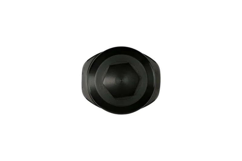 Turbosmart 10um 8AN Fuel Filter Canister - Black - Side View