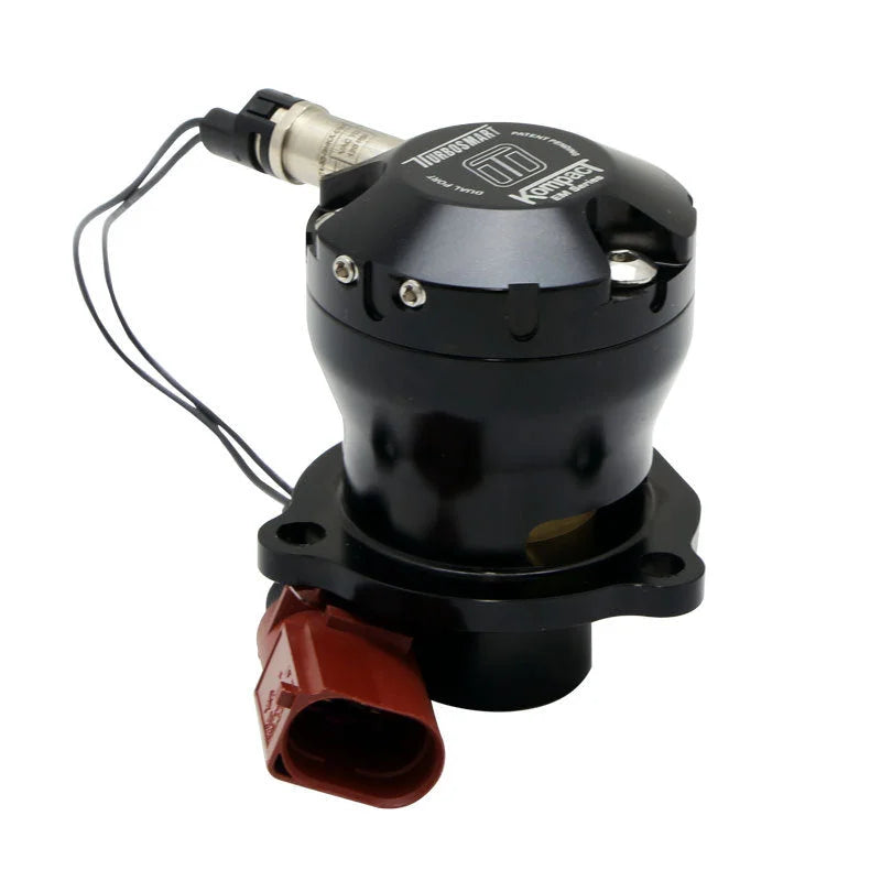 Turbosmart 15-21 Volkswagen GTI/Golf R MK7 BOV Kompact EM Dual Port - Side View
