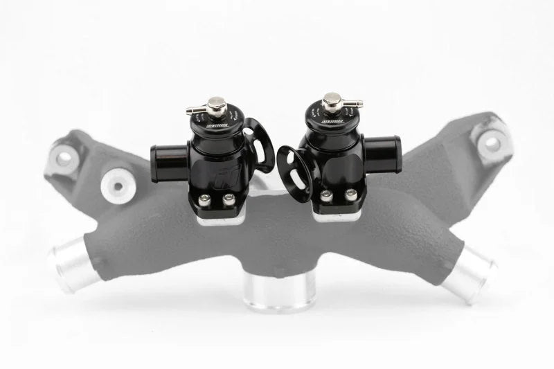 Turbosmart BOV Kompact Dual Port - Kia Stinger/Genesis G80 3.3L V6 (Pair) - Side View