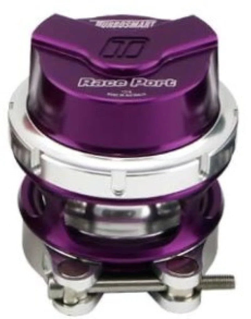 Turbosmart BOV Race Port Female Gen-V Purple - No Weld Flange - Side View
