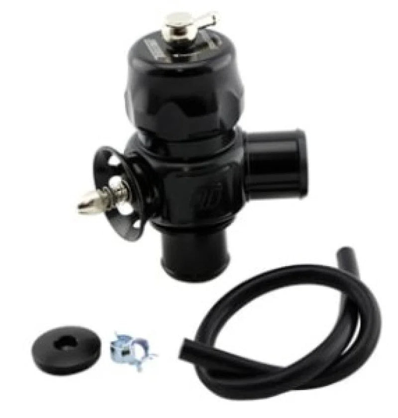 Turbosmart BOV Smart Port Dual Port Mitsubishi Evo 4 Through X - Black - Side View