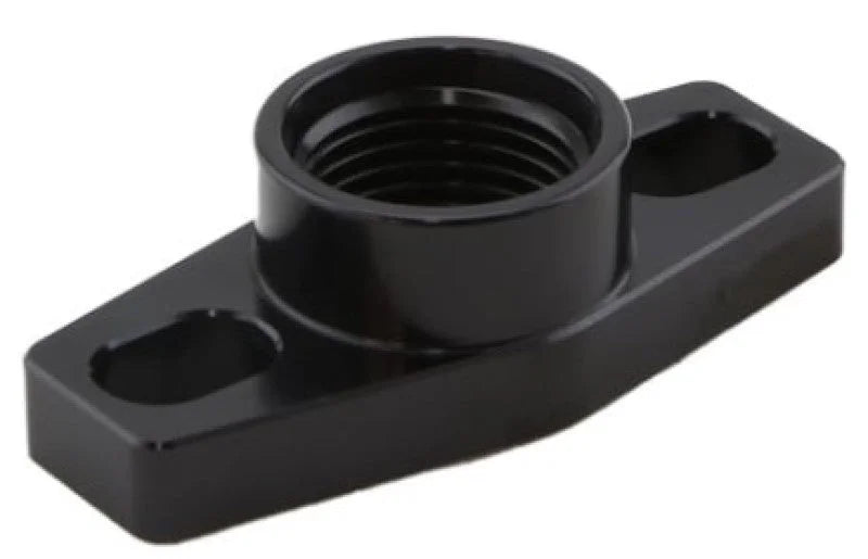 Turbosmart Billet Turbo Drain Adapter w/ Silicon O-Ring 38-44mm Slotted Hole (Universal Fit) - Side View