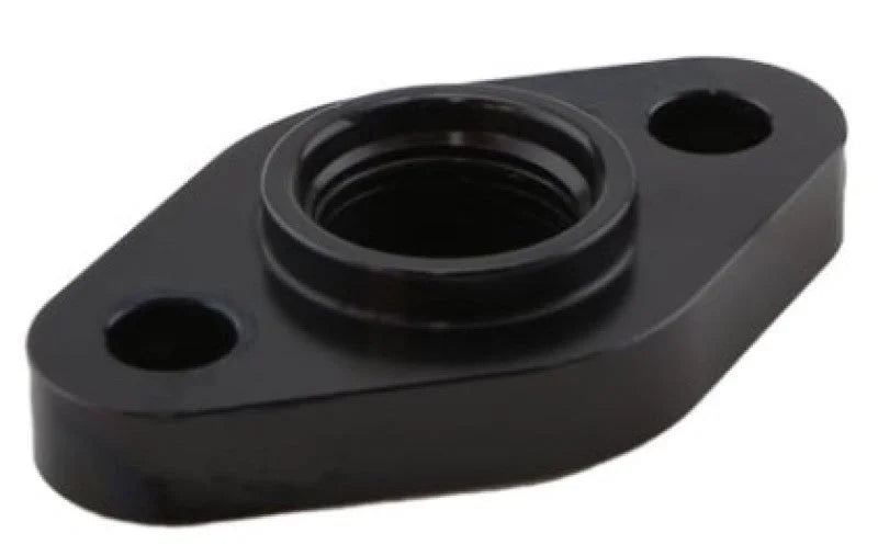 Turbosmart Billet Turbo Drain Adapter w/ Silicon O-Ring 52.4mm Mounting Hole Ctr Universal Fit - Side View